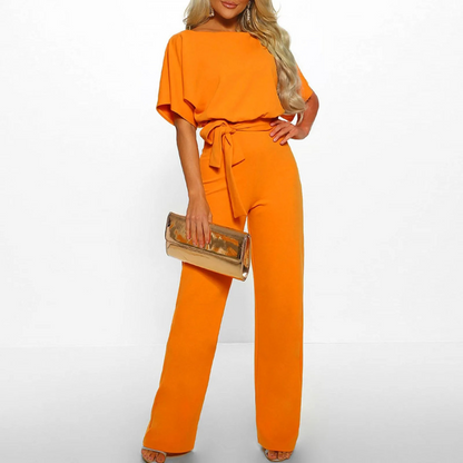 Sophie | high-waisted wrap jumpsuit