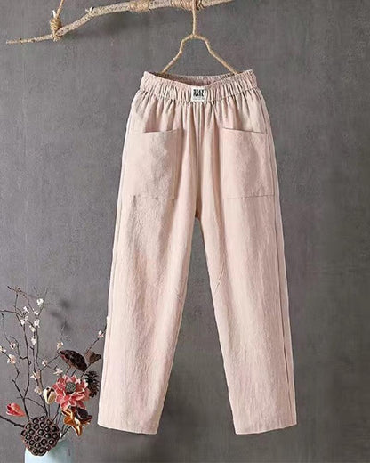 Alannah - Mixed linen pants