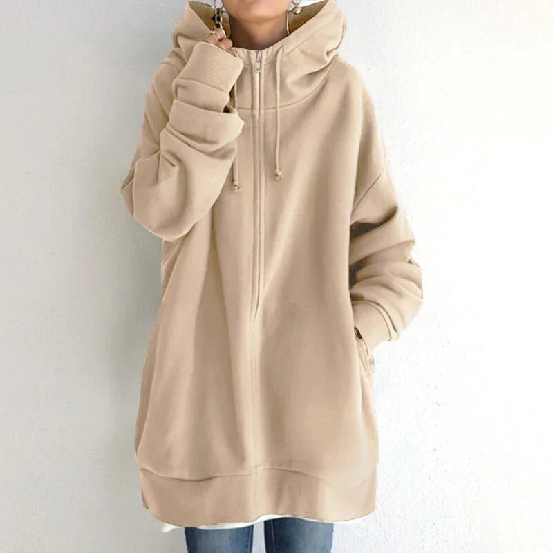 Winnie - Cozy Long Hoodie for Women