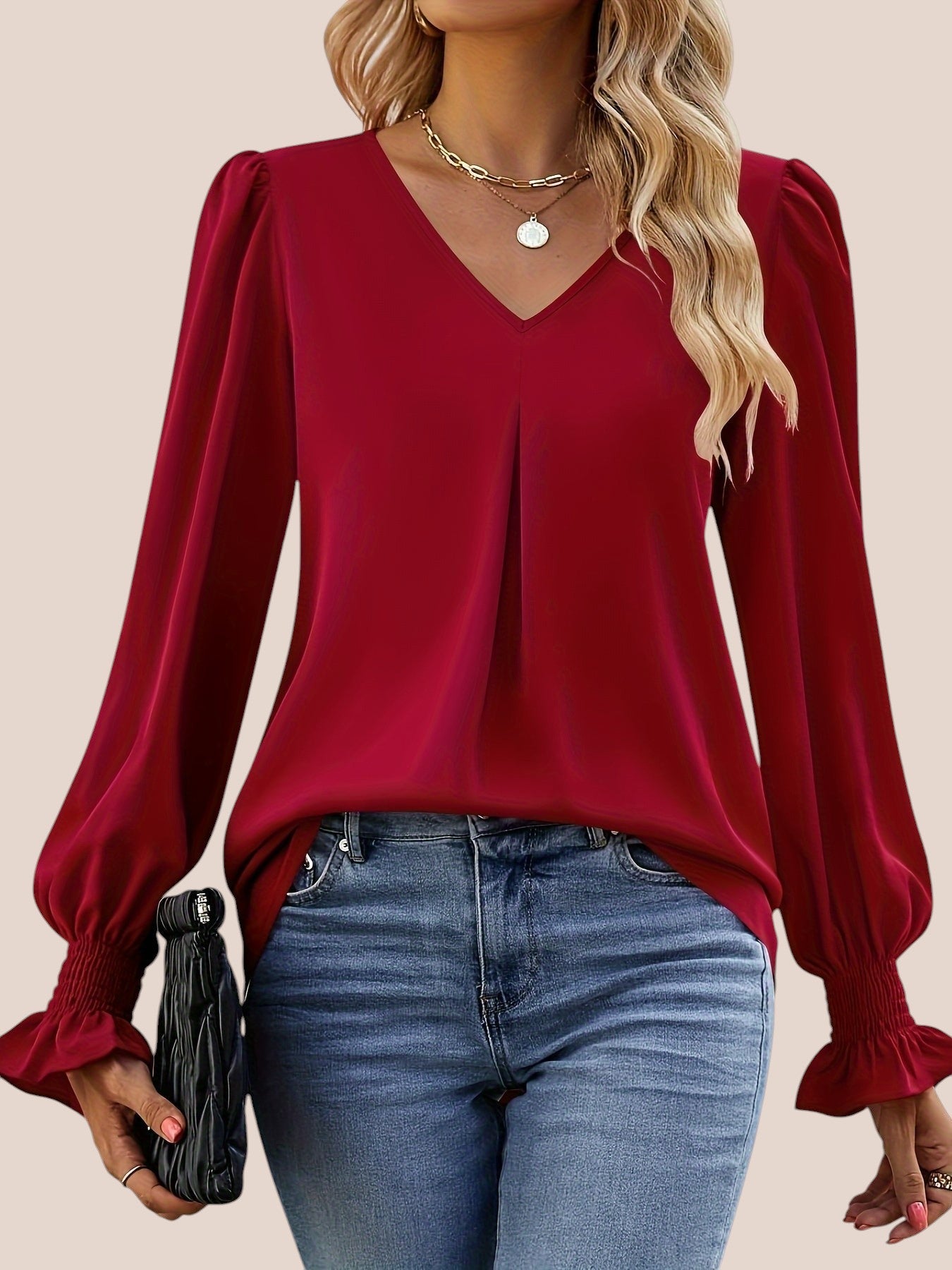 Hlena™ | Elegant Autumn Blouse