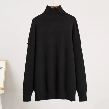 Vivien - Solid color turtleneck sweater