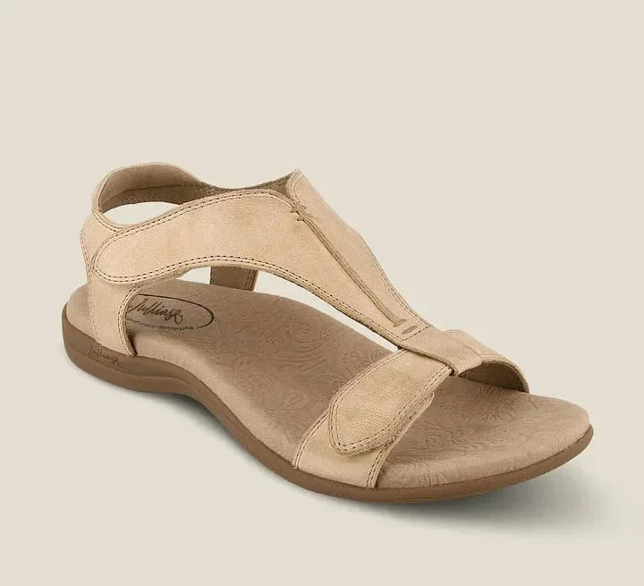 Katie - adjustable leather summer sandals with arch support