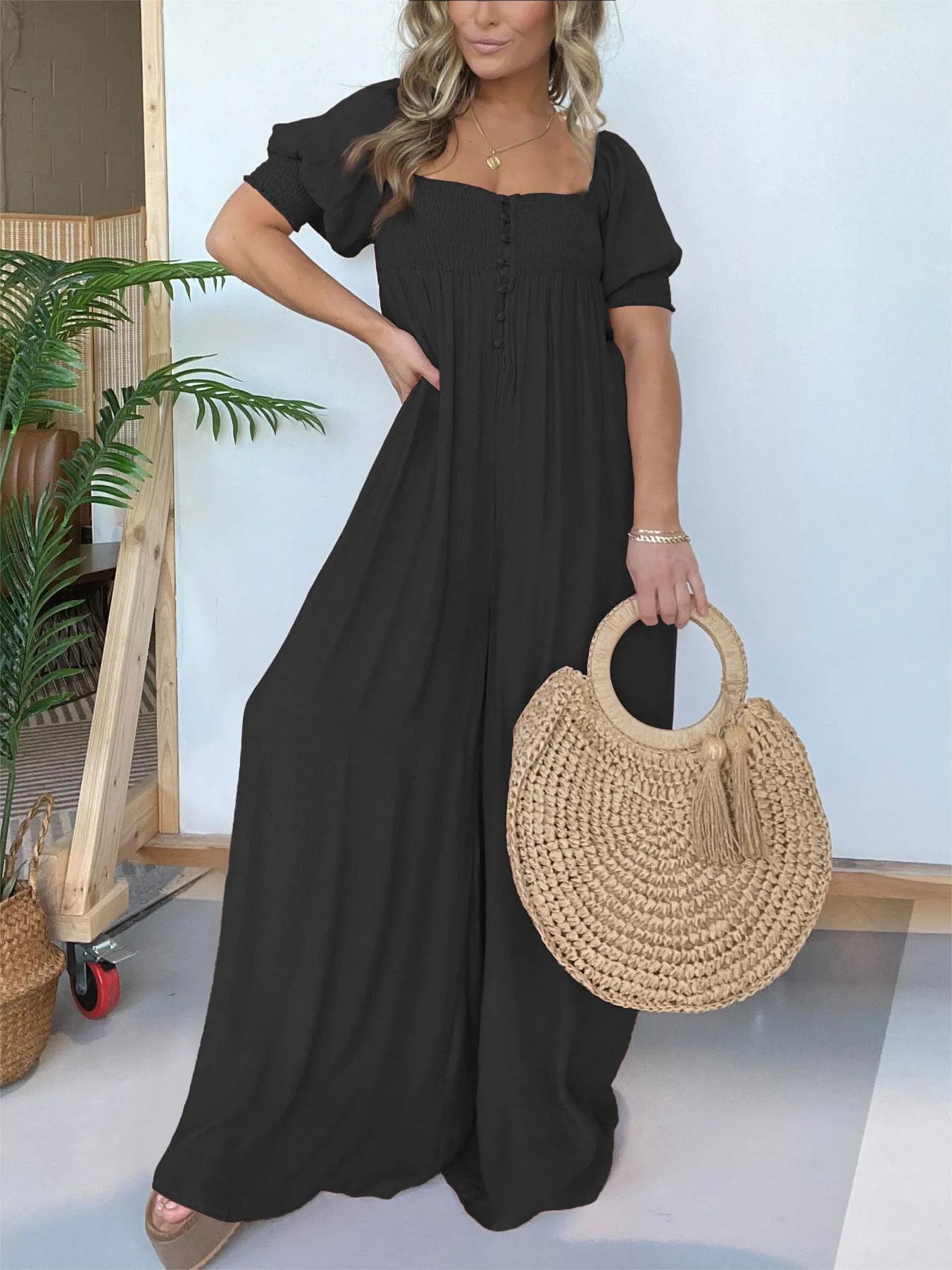 Amandine - Comfortable wide-leg jumpsuits