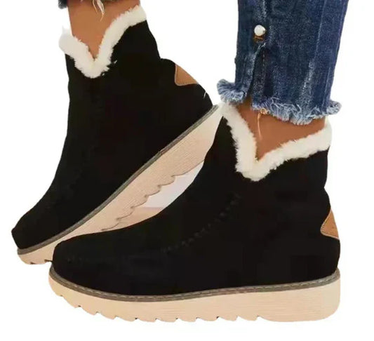 Ionna - women's boots made from plush sheepskin