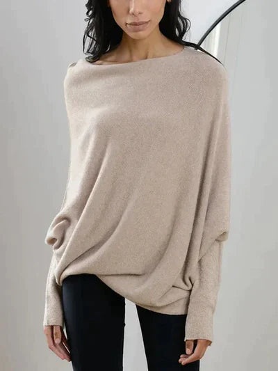 Charice - Women's Elegant Fall Batwing Sweater