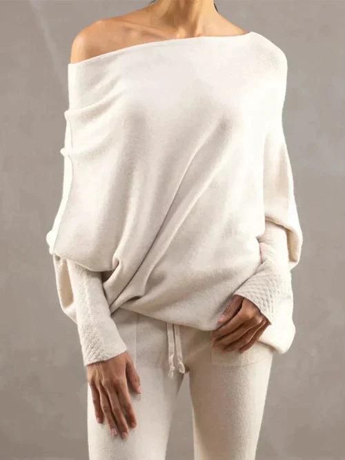 Charice - Women's Elegant Fall Batwing Sweater