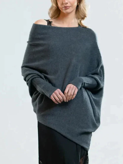 Charice - Women's Elegant Fall Batwing Sweater