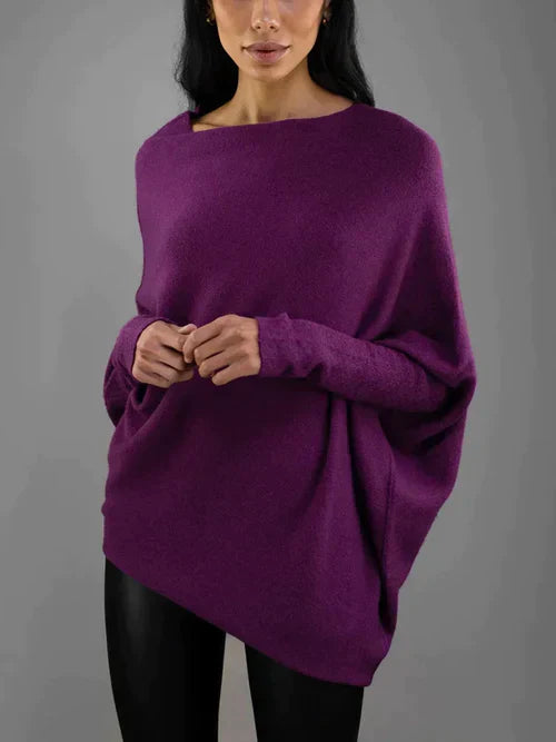 Charice - Women's Elegant Fall Batwing Sweater