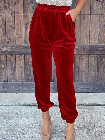 Belle - Velvet pants