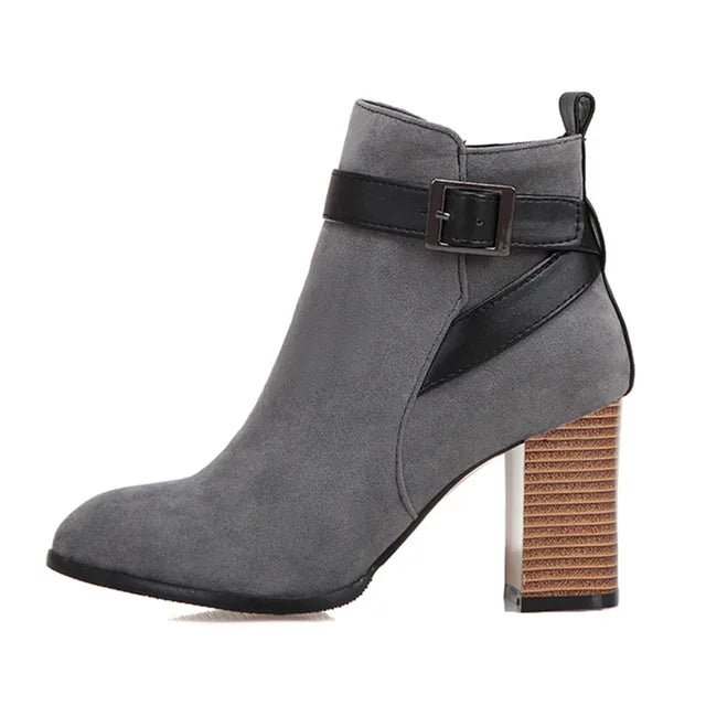 Casual boots with zipper - Giselle