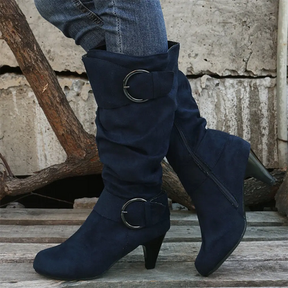 Women's mid-length boots - Mistletoe