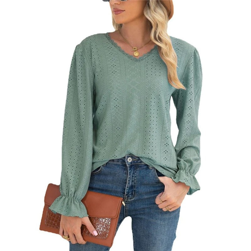 Star Blouse | Loose Blouse with V-neck