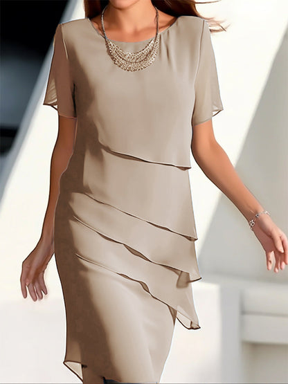 Aurore| Elegant Belly-Covering Dress