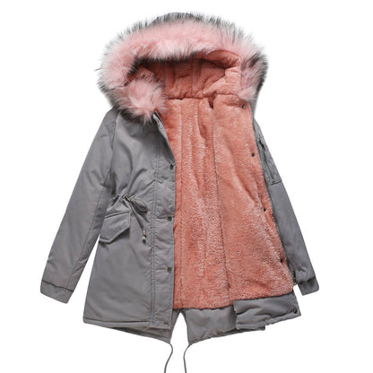 Women's parka with hood