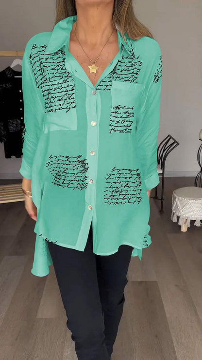 Ladies Blouse with Print