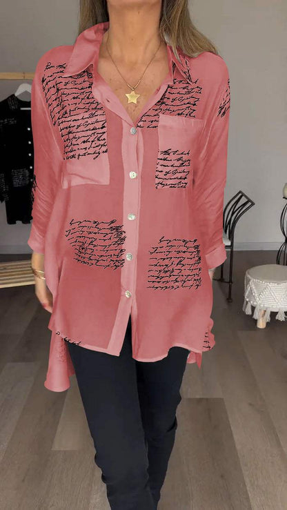 Ladies Blouse with Print