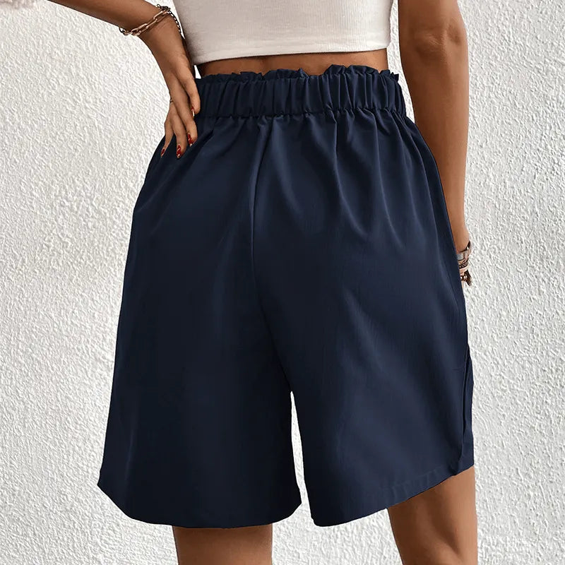 Shorts Ladies - Fashionable - High Waist, Lightweight, Breathable - Ideal for Summer