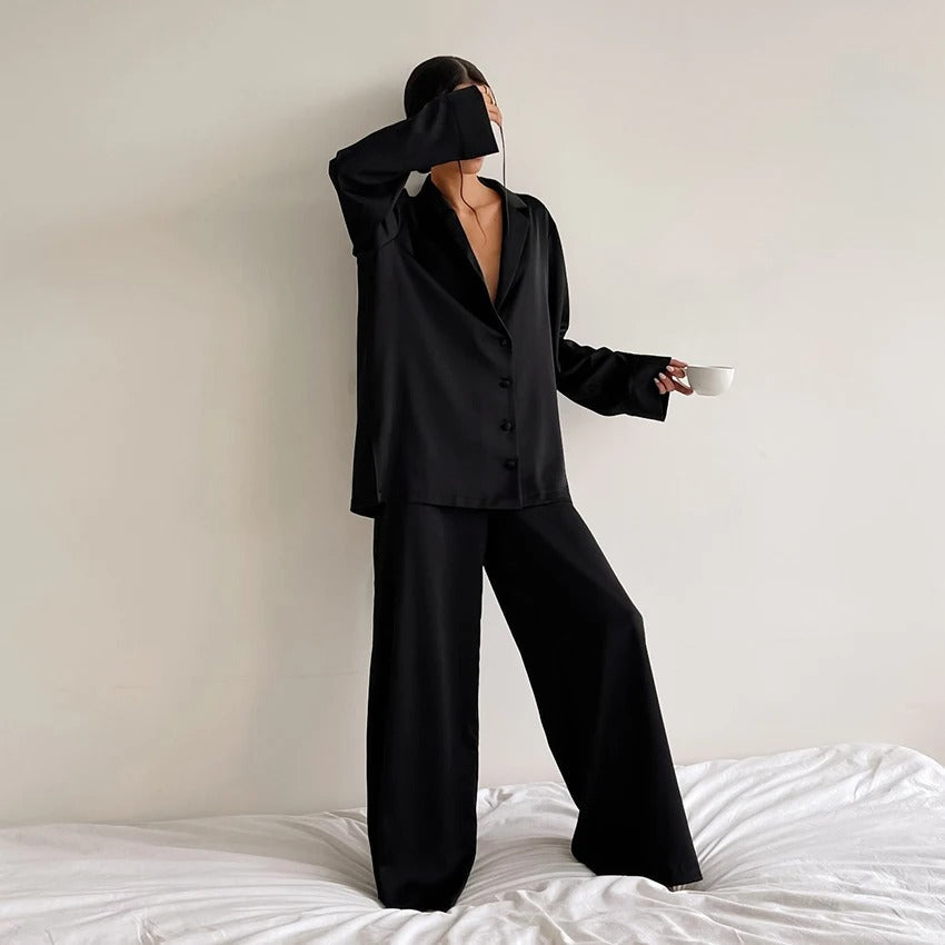 Silky elegance oversized pyjama set - Belen