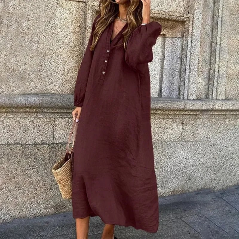 Adeline - Oversized shirt dress