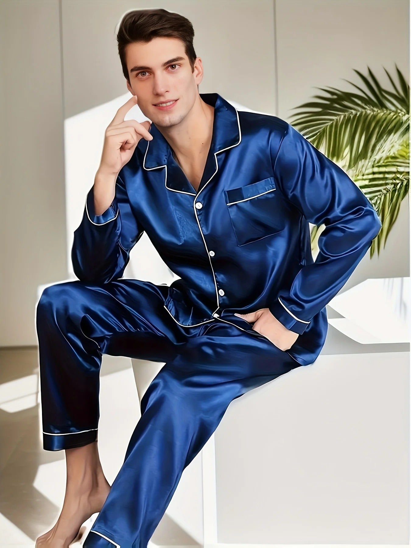 Silk satin pyjama set - Marivir