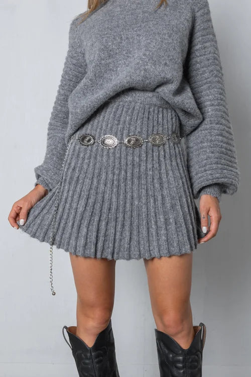 Elianora - Chic Sweater and Skirt Set for Women