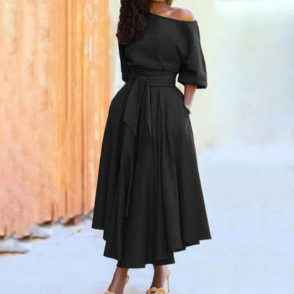 Lotte | Elegant slit dress