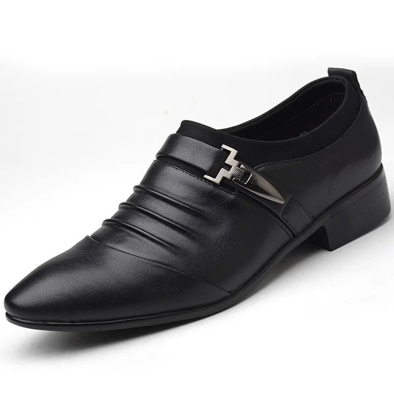 Yelmer Shoes | Men's Leather Buckle Shoes