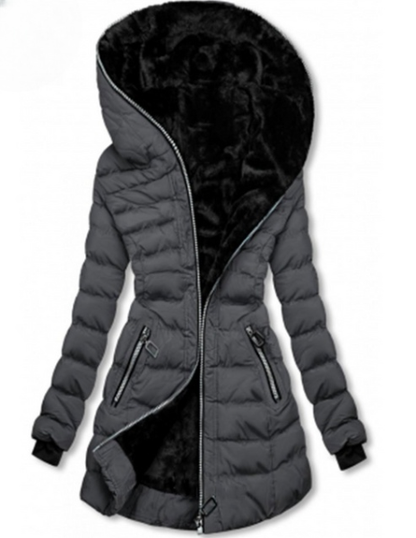 Warm and stylish hooded jacket