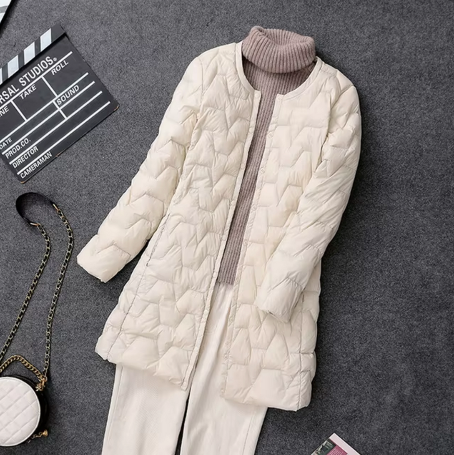 - Elegant puffer jacket