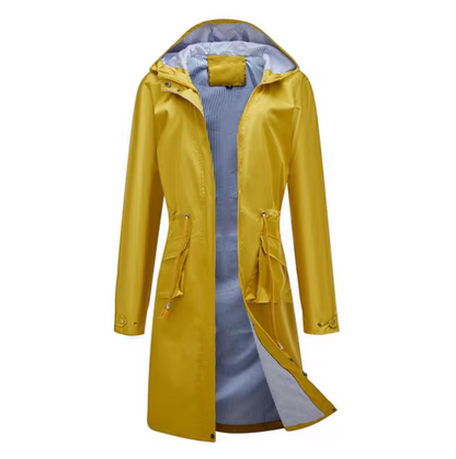 Waterproof coat with hood