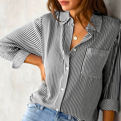 Jet - Women's Stripe Casual Blouse