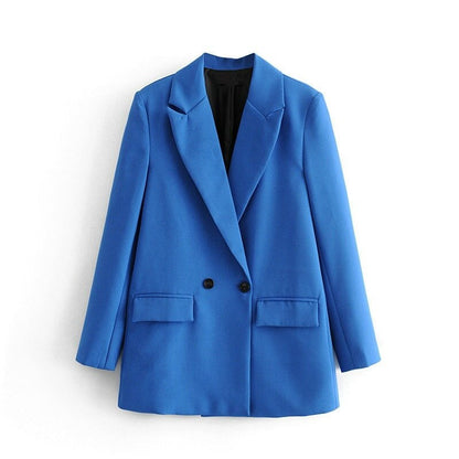 Double-button blazer for women