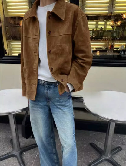 - Vintage suede jacket