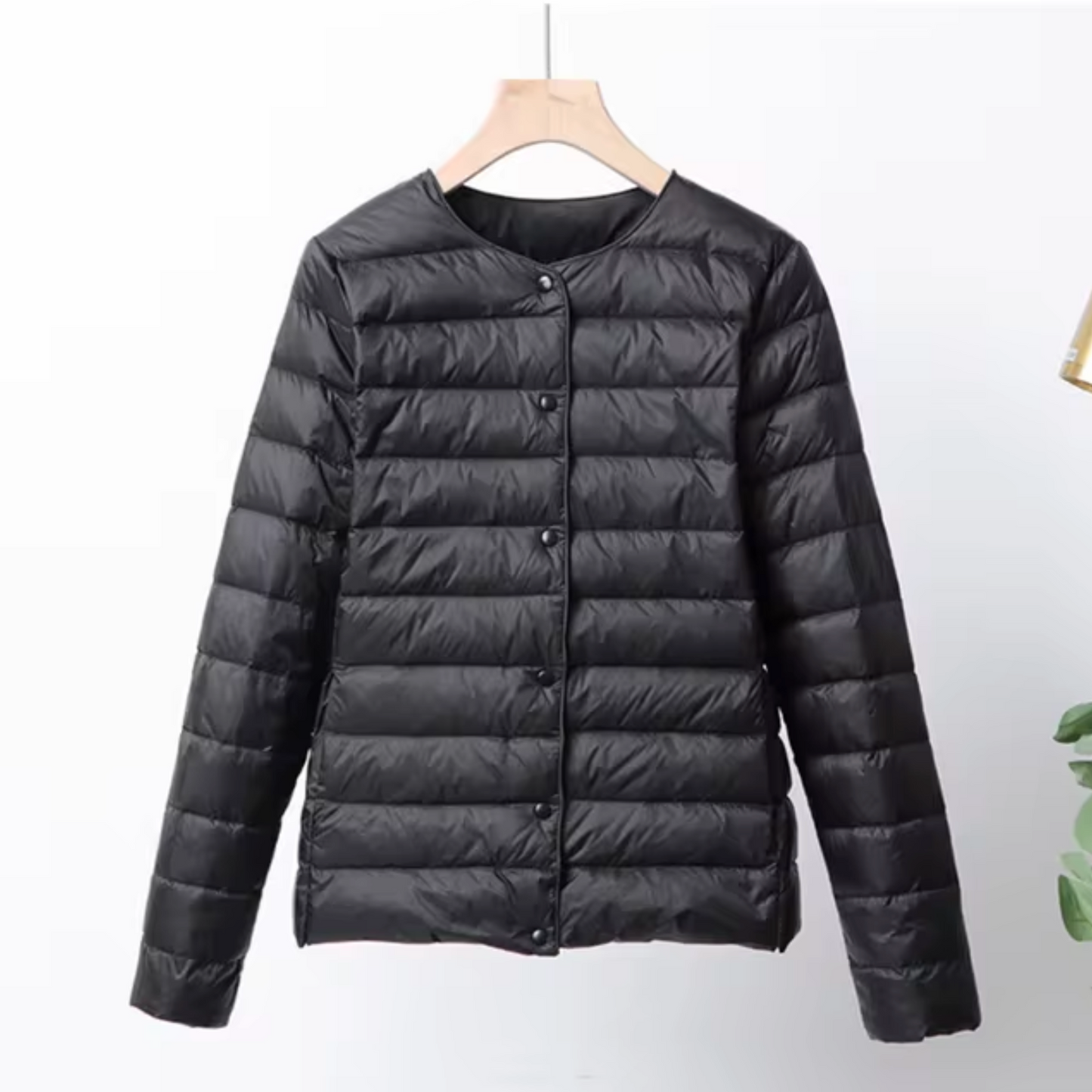 - Ultra-thin down jacket