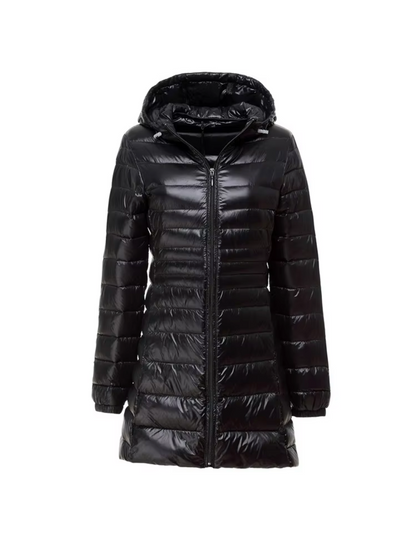 - Long quilted jacket