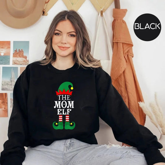 Jess Mode | Christmas Mom Elf Family Hoodie