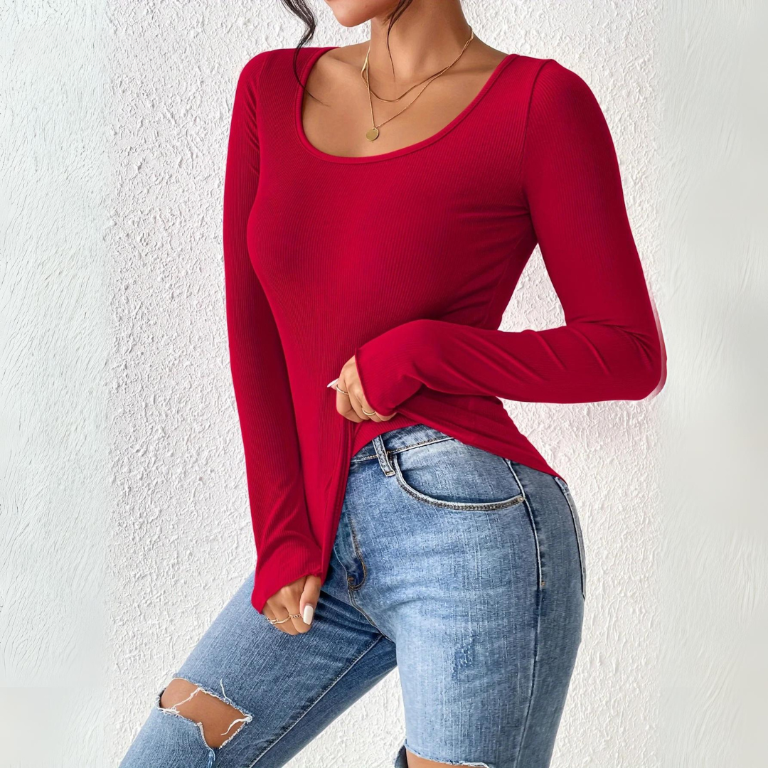 Casual stretch shirt for women