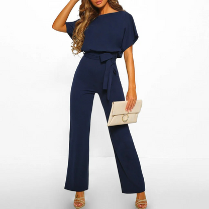 Sophie | high-waisted wrap jumpsuit