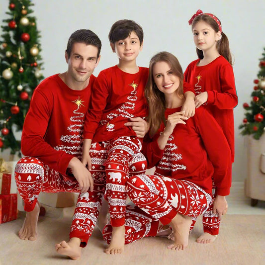 Amelie - Set of Assorted Christmas Pyjamas for the Whole Family