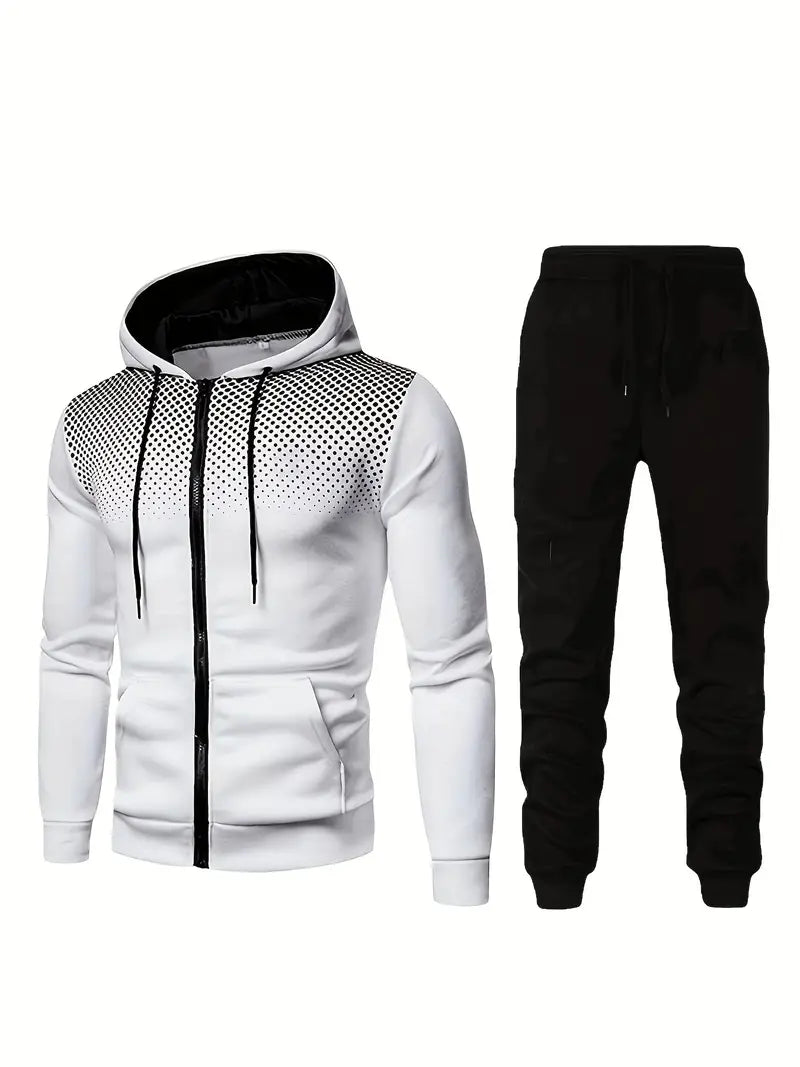 Stylish two-piece tracksuit in two parts