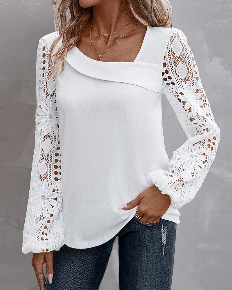 Casual chic lace top