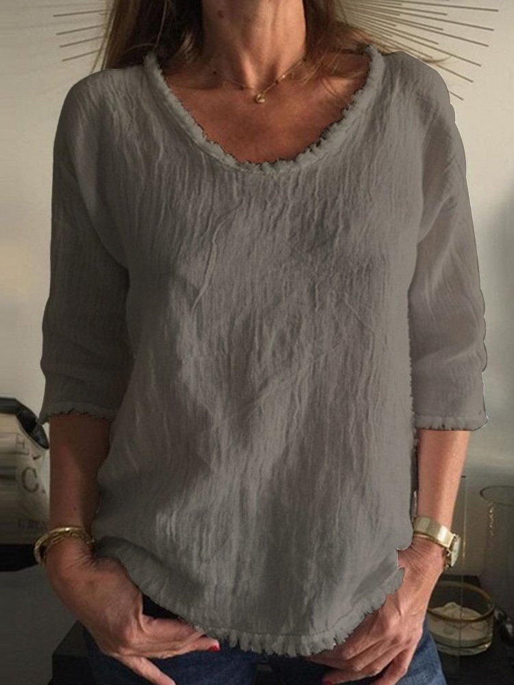 VALERIE | Relaxed linen top