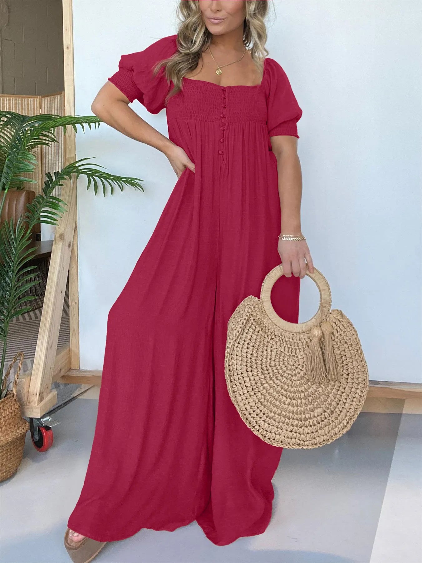 Amandine - Comfortable wide-leg jumpsuits