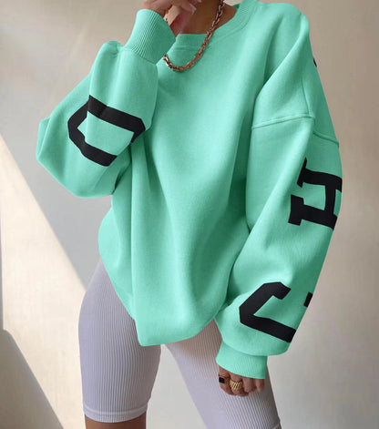 Ladies' oversized sweatshirt