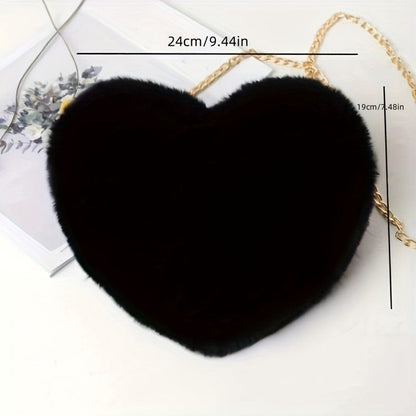 Nina | Cute plush heart-shaped bag