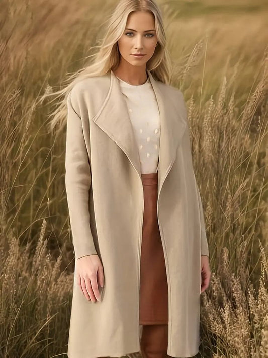 Mid-length coat for women