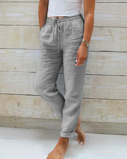 Nora | Stylish linen women's pants