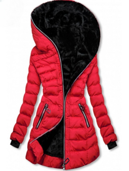 Warm and stylish hooded jacket