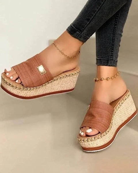 Olivia - Open-toe Platform Sandals