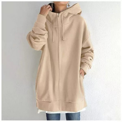 Jess | Long Hooded Jacket For Women Warm